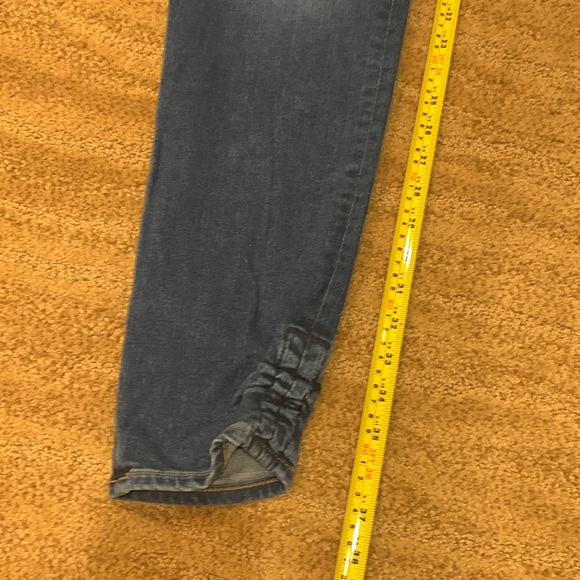 LOFT Skinny Crop Womens Size 31/12 Blue Jeans Ankle High Rise Dark Wash - Picture 10 of 13